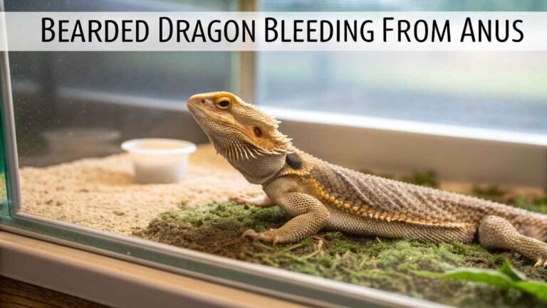 Bearded Dragon Bleeding From Anus – Causes and Treatment!